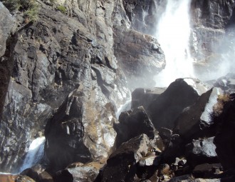 Waterfall in Yosemite National Park, California